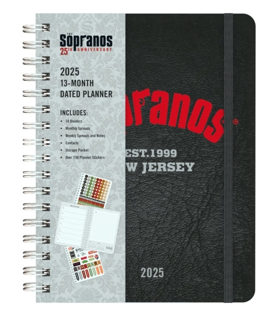 2025 The Sopranos 13-Month Weekly Planner