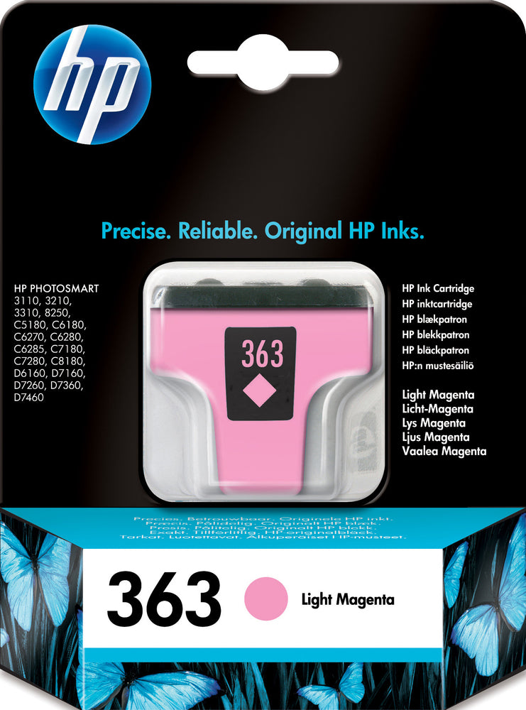 Blækpatron fra HP 363 magenta light