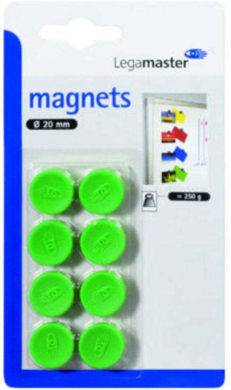 Magneter 20mm legamaster 1811 04 grøn
