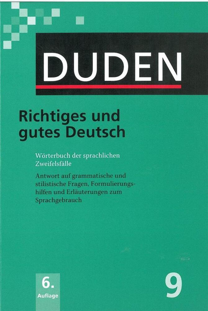 Richtiges und gutes Deutsch