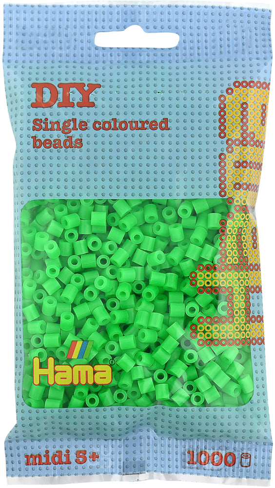 Hama midi perler 1000 stk flour grøn 42