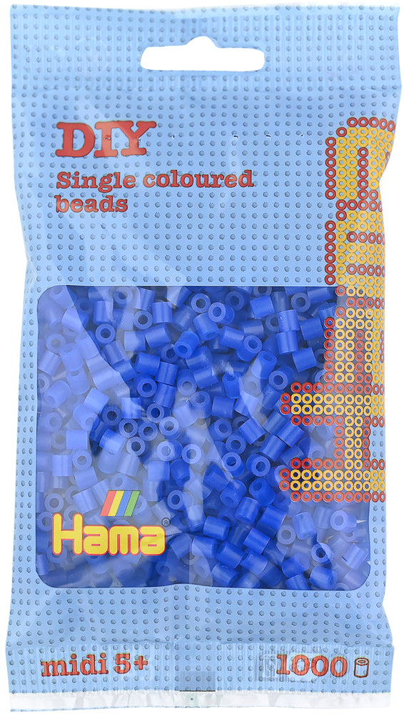 Hama midi perler 1000 stk neon blå 36