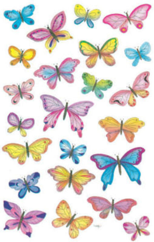 STICKERS SOMMERFUGLE /3 ARK