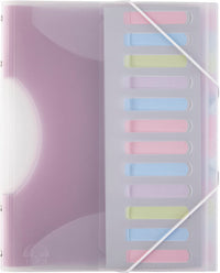 Sorteringsmappe Relief 12 faner klar