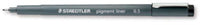 Fineliner pigment Staedtler 0,05 mm sort