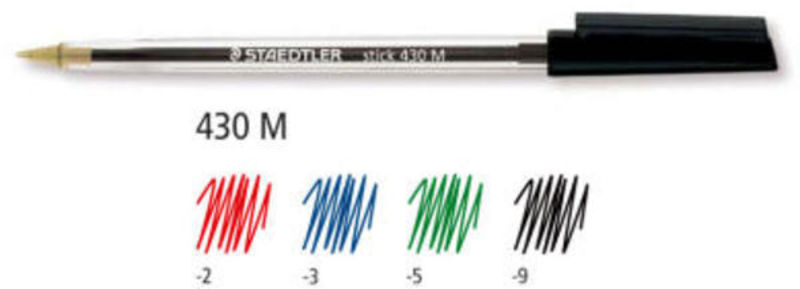 Kuglepen Staedtler stick m grøn