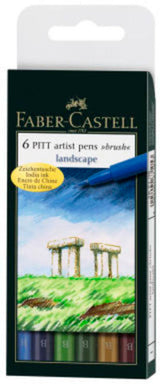Pitt artist Faber-Castell 6 ass landskab