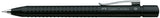 Pencil 0,7 grip Faber-Castell metallic sort