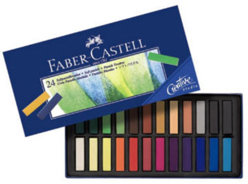 Kridt soft pastel Faber-Castell 24ass
