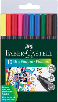 Faber-Castell Fineliner Grip 10 stk