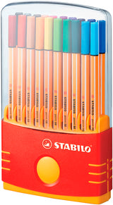 Fiberpen point 88 Stabilo colorparade i box
