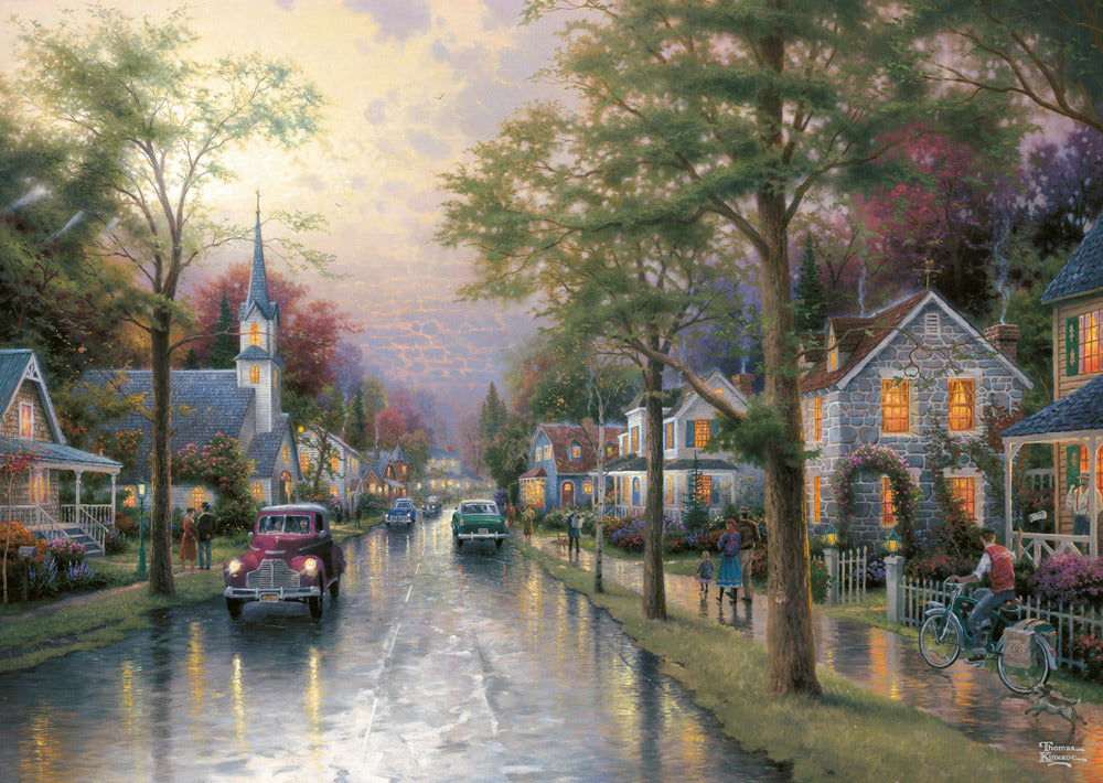 Puslespil Hometown Morning 1000 brikker