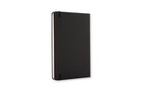 Notesbog Moleskine large sort m/240 linjerede ark hard cover
