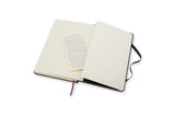 Notesbog Moleskine large sort m/240 linjerede ark hard cover