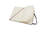 Notesbog Moleskine large sort m/240 blanke ark hard cover