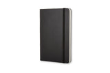 Notesbog Moleskine large sort m/240 blanke ark hard cover