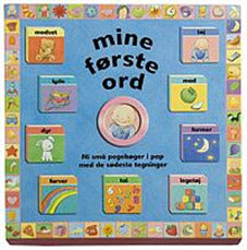Mine første ord (æske med ni små papbøger)