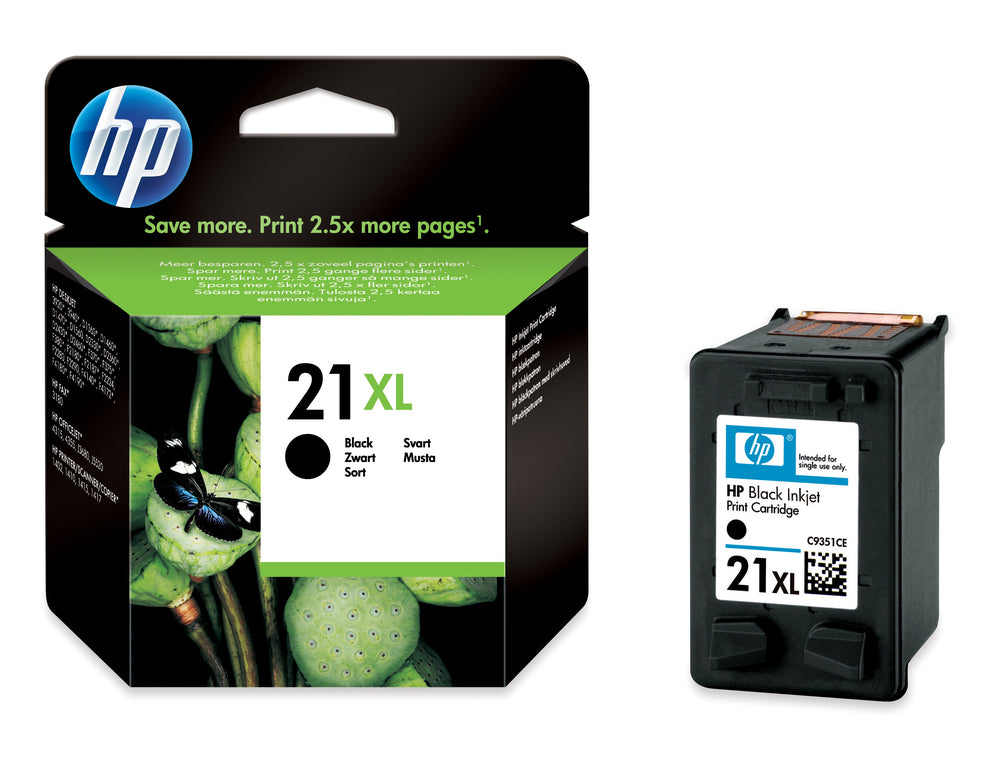 Blæk HP c9351ce (no.21) xl black