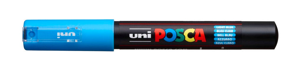 Paintmarker Uni POSCA pc-1mc lys blå