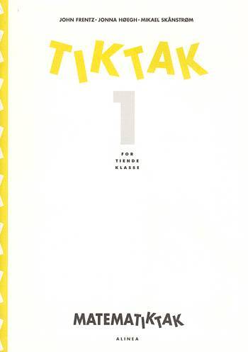Matematik-Tak 10.kl. Tik-Tak 1