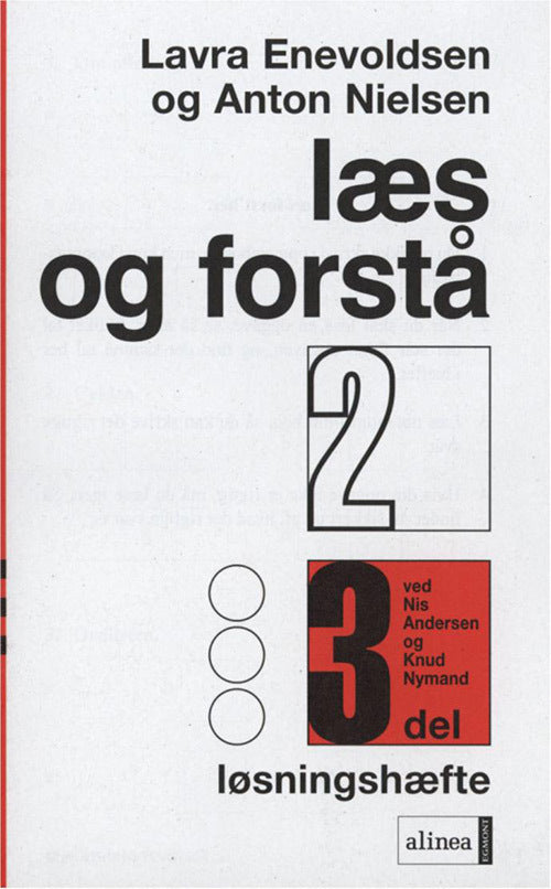 Læs og forstå 2, 3 Løsningshæfte