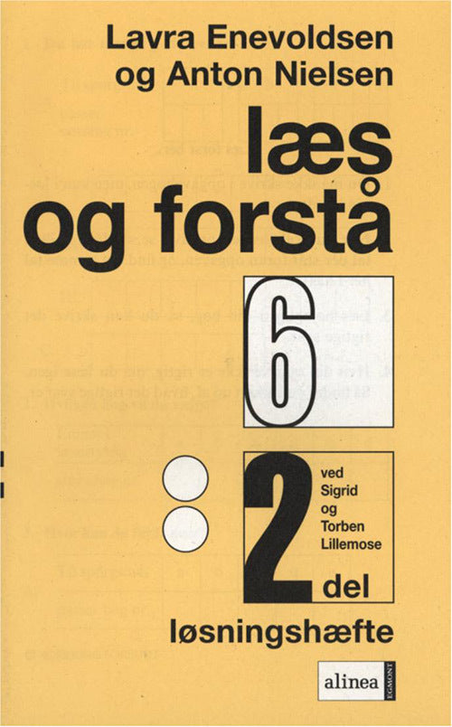 Læs og forstå 6, 2 Løsningshæfte
