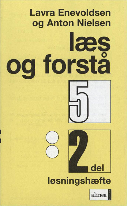 Læs og forstå 5, 2 Løsningshæfte