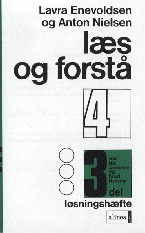 Læs og forstå 4, 3 Løsningshæfte