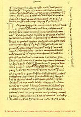 La réception de la littérature classique au Moyen Age (IXe-XIIe siècle)