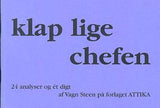 Klap lige chefen