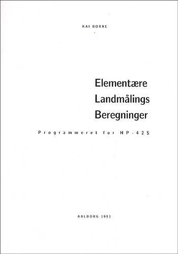 Elementære landmålingsberegninger programmeret for HP-42S