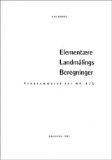 Elementære landmålingsberegninger programmeret for HP-42S