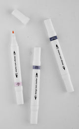 Design twin marker skygger gråtoner hud-farver 12stk