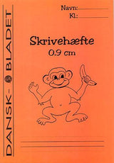 Skrivehæfte med linieafstand 0,9 cm