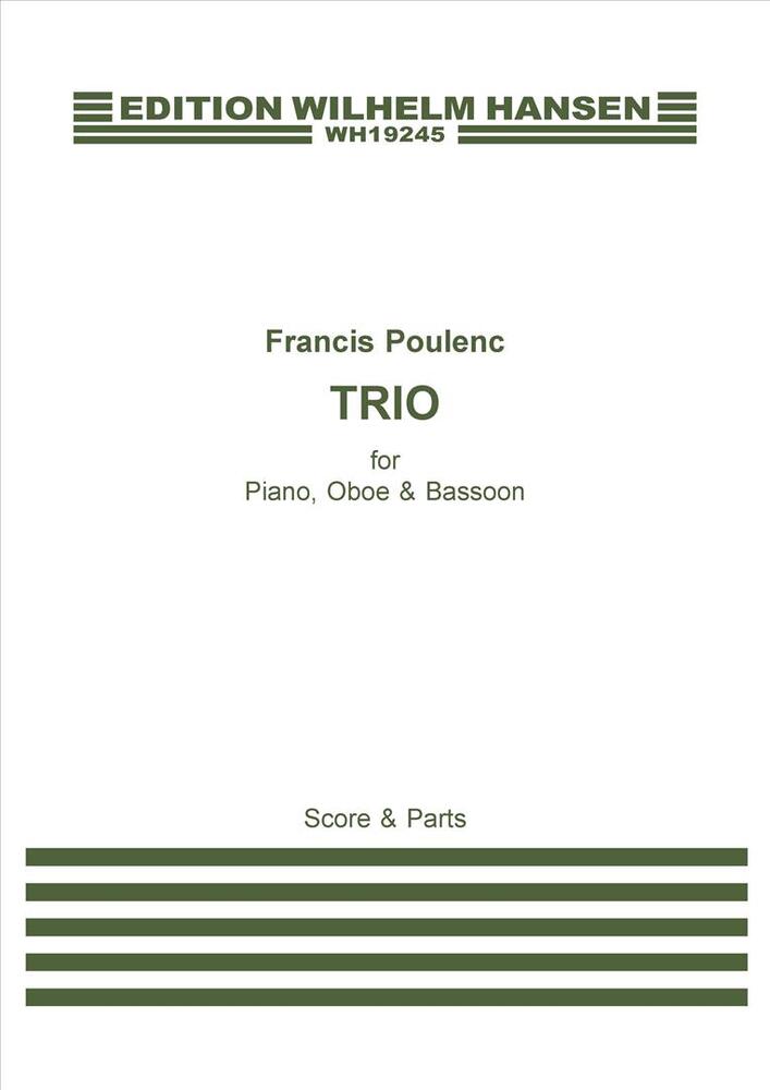 Trio 1926 - pour piano, hautbois et basson