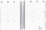LÆRERKALENDER 21/22 MAY LILLE UGE HØJFORMAT SORT FIBERPAP