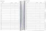 LÆRERKALENDER 21/22 MAY LILLE UGE HØJFORMAT SORT FIBERPAP