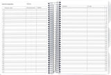 LÆRERKALENDER 21/22 MAY LILLE UGE HØJFORMAT SORT FIBERPAP