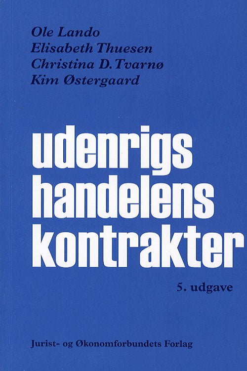 Udenrigshandelens kontrakter