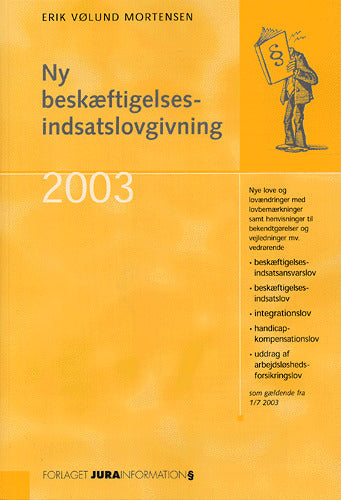 Ny beskæftigelsesindsatslovgivning