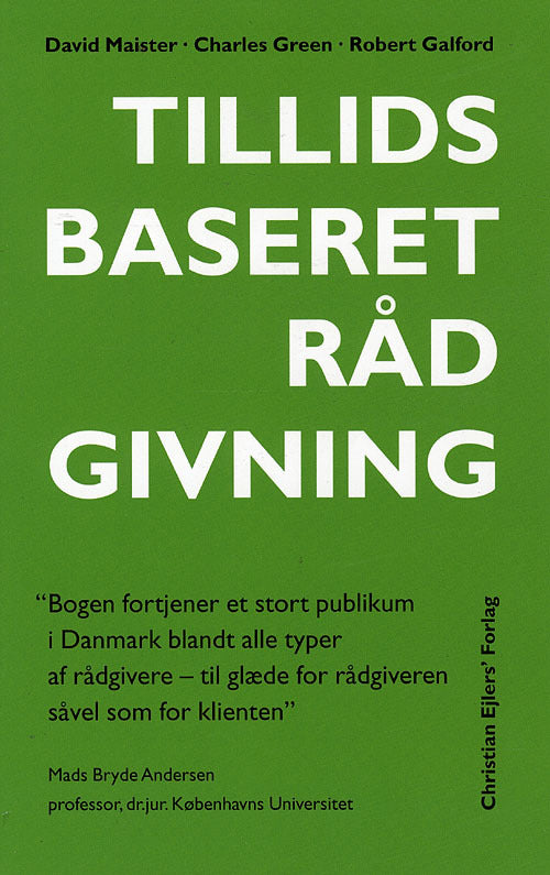 Tillidsbaseret rådgivning