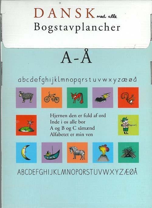 Dansk med alle, Bogstavplancher