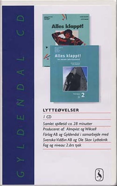 Alles klappt! 2 For 8. klasse<BR>Lytteøvelser