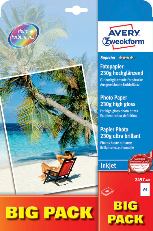 Fotopapir inkjet superior glossy A4 230g