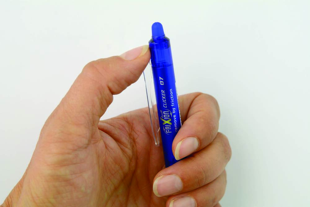 Ball-liner Pilot frixion clicker 07 blå