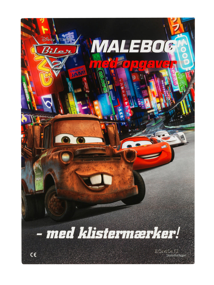 Cars 2 aktivitetsbog med stickers