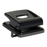 Hulapparat 2 huls Relief metal sort 40