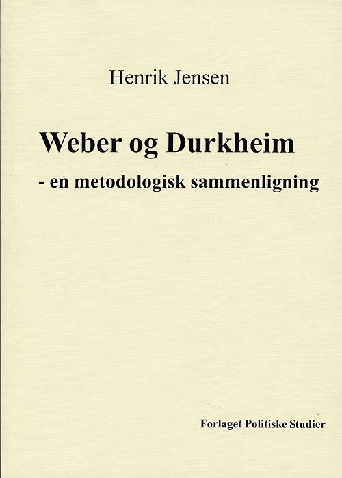 Weber og Durkheim