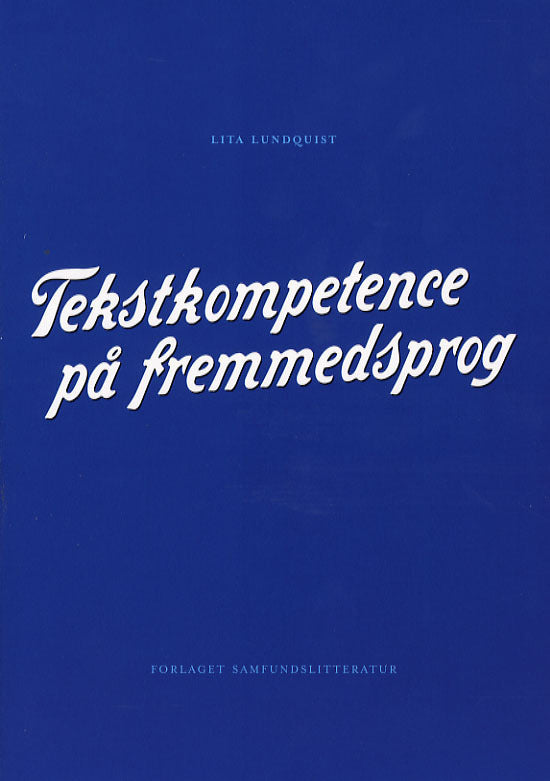 Tekstkompetence på fremmedsprog
