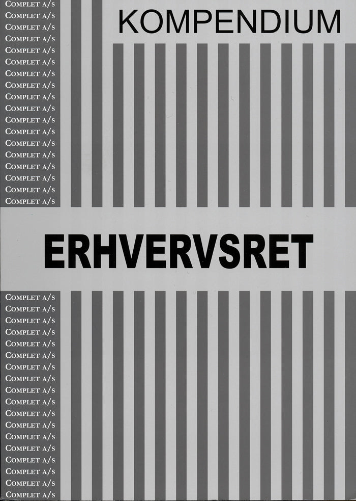 Complet Kompendium i Erhvervsret